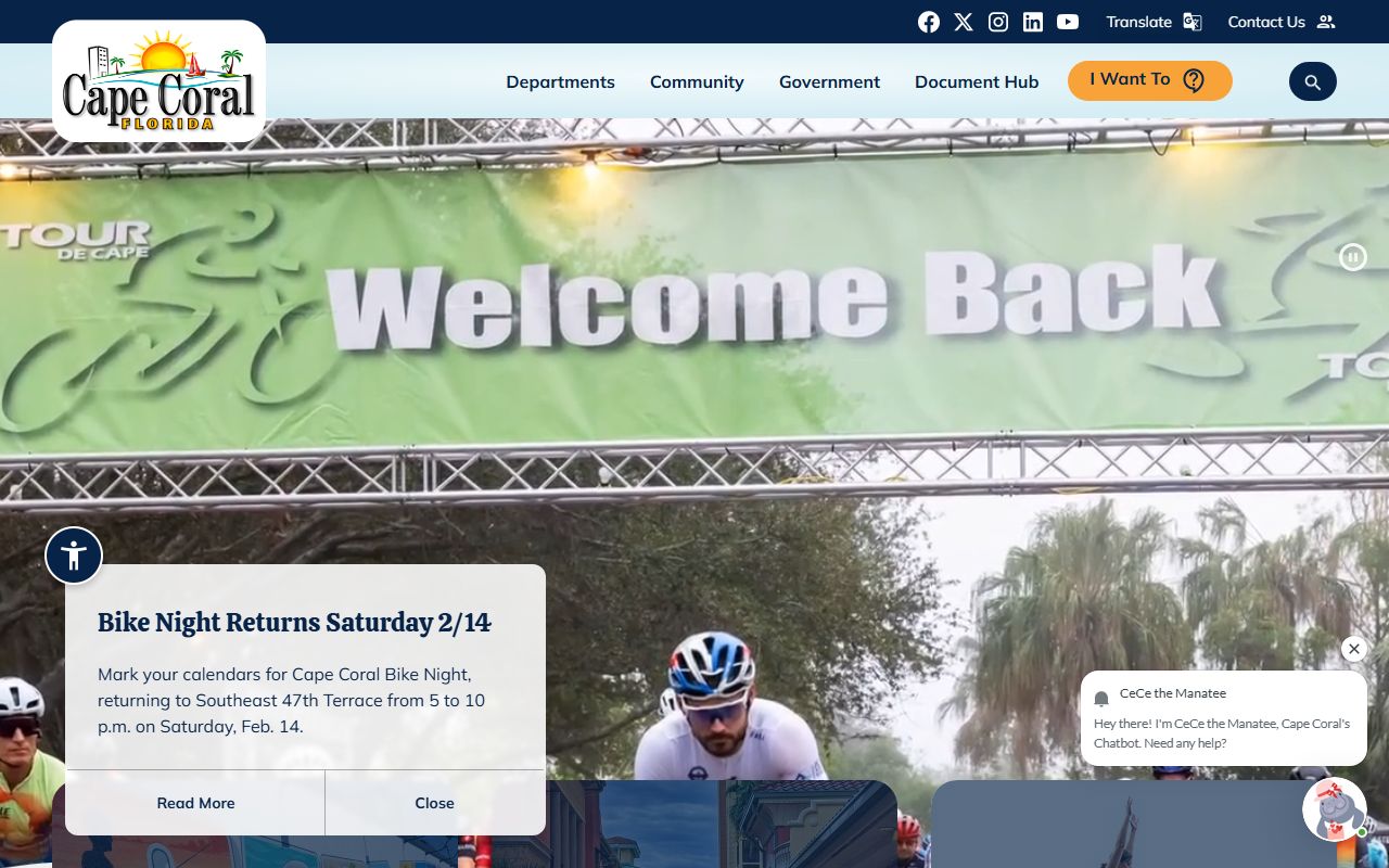 Cape Coral city government background check resources