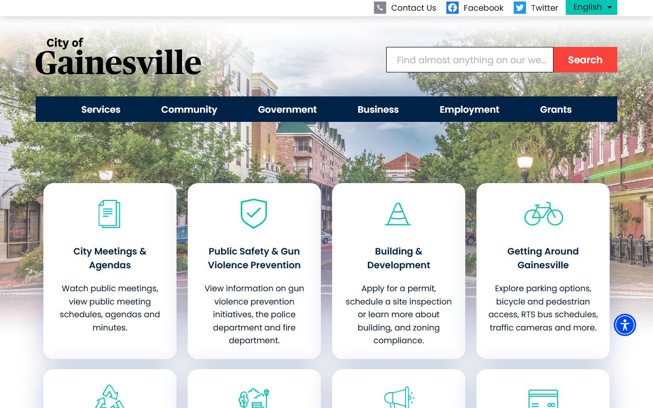 Gainesville background check and city government resources