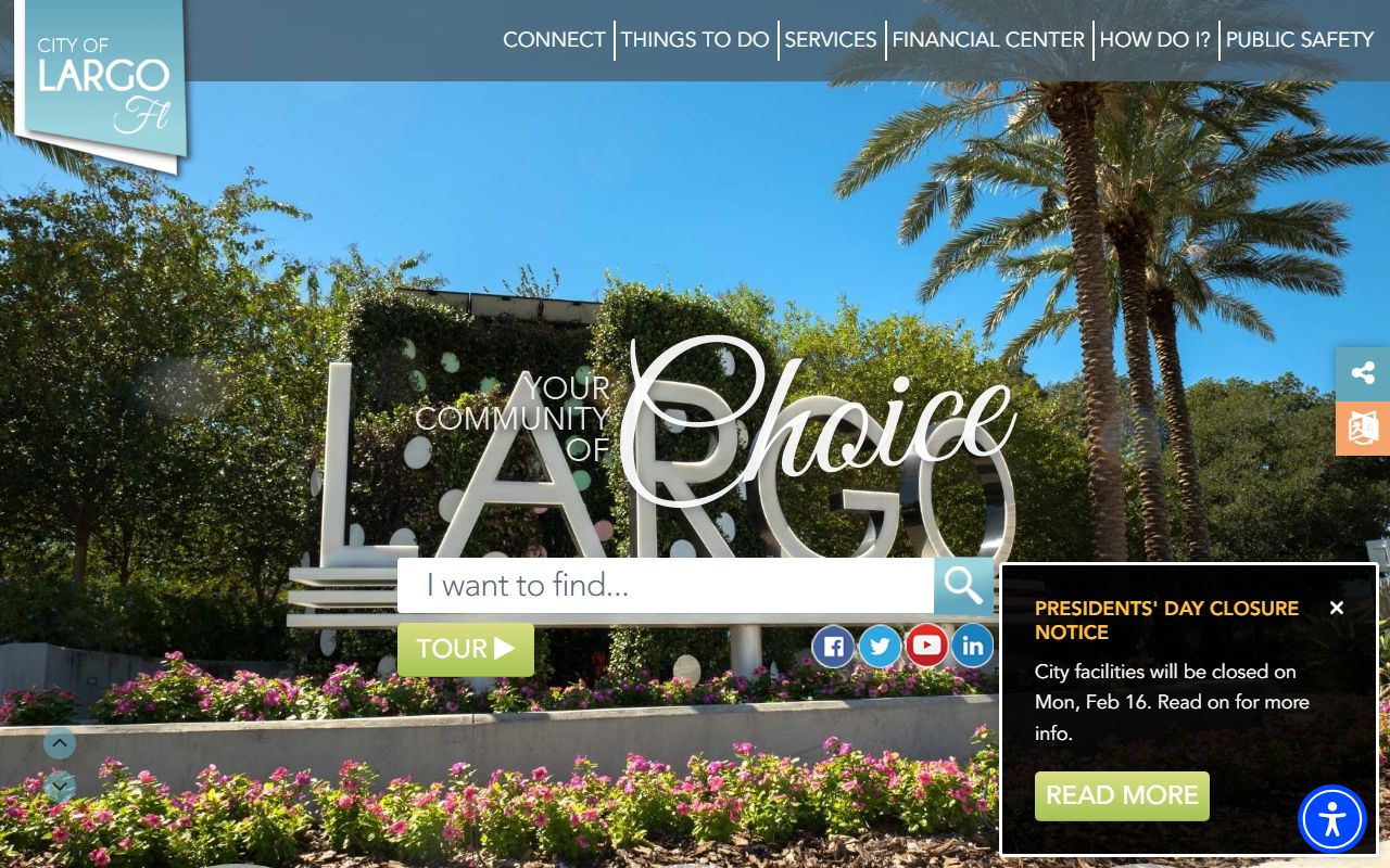 Largo background check city government resources