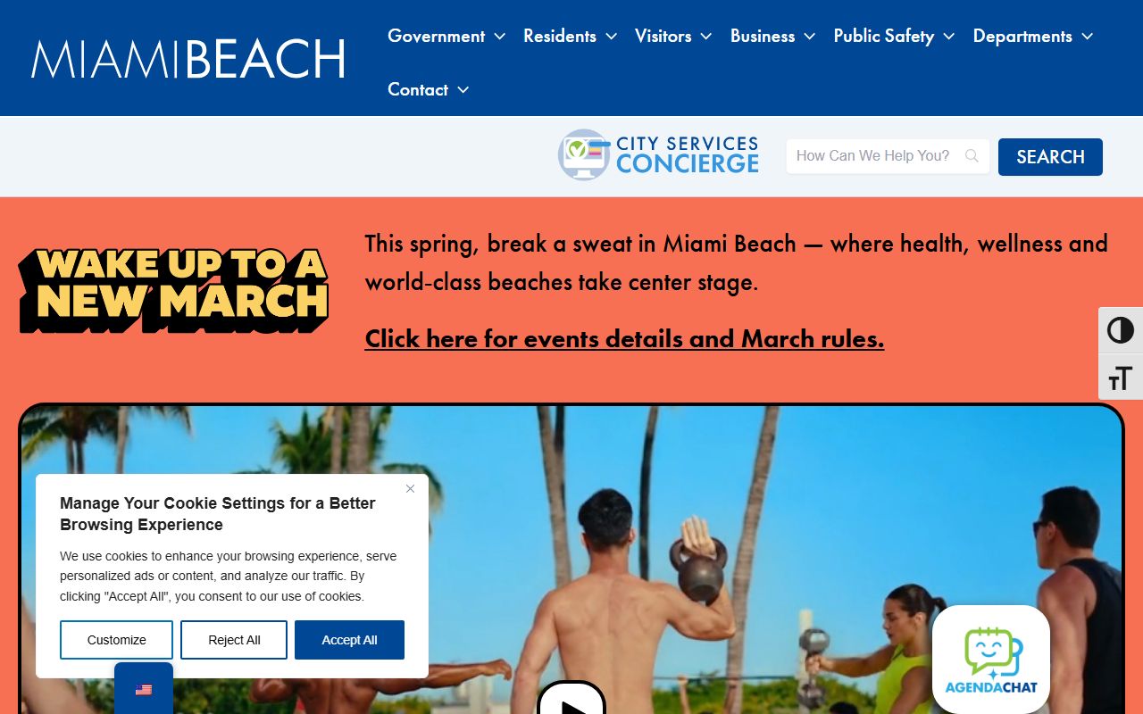 Miami Beach background check city government resources
