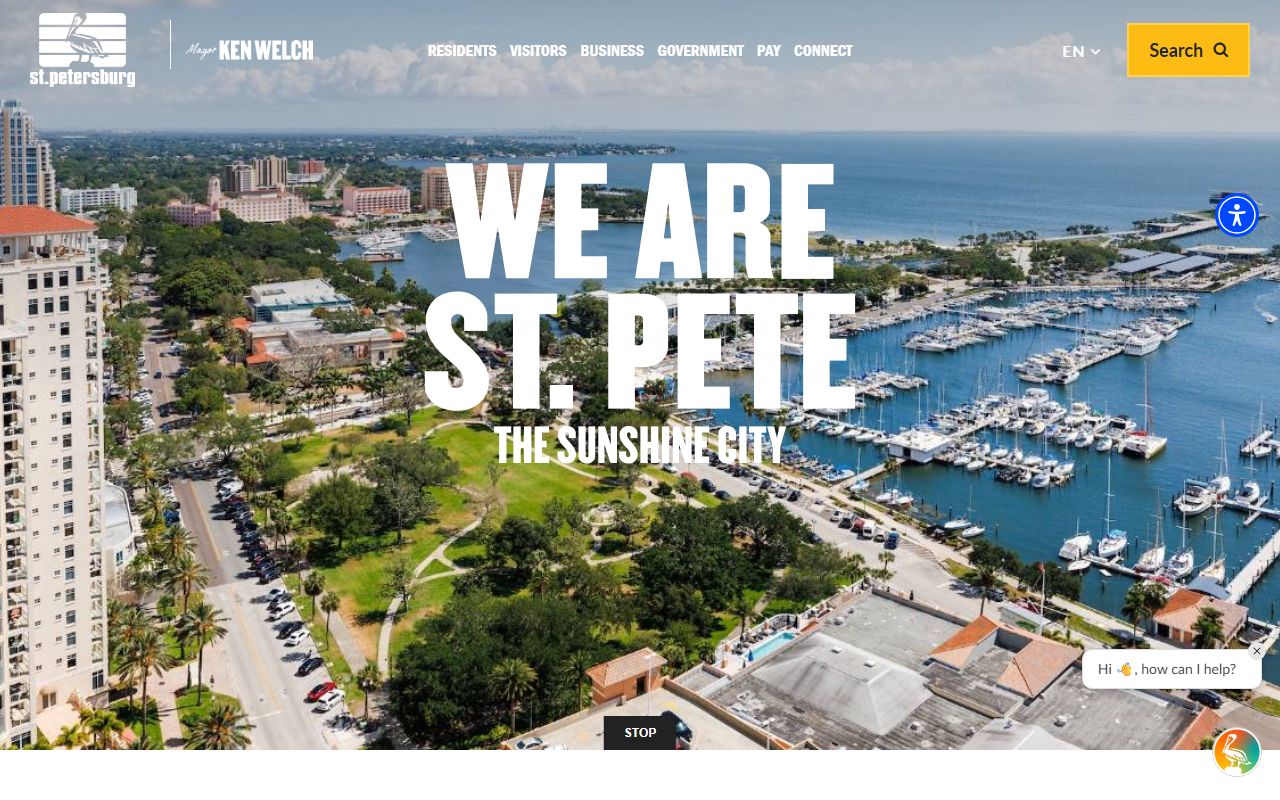 St. Petersburg city government background check resources