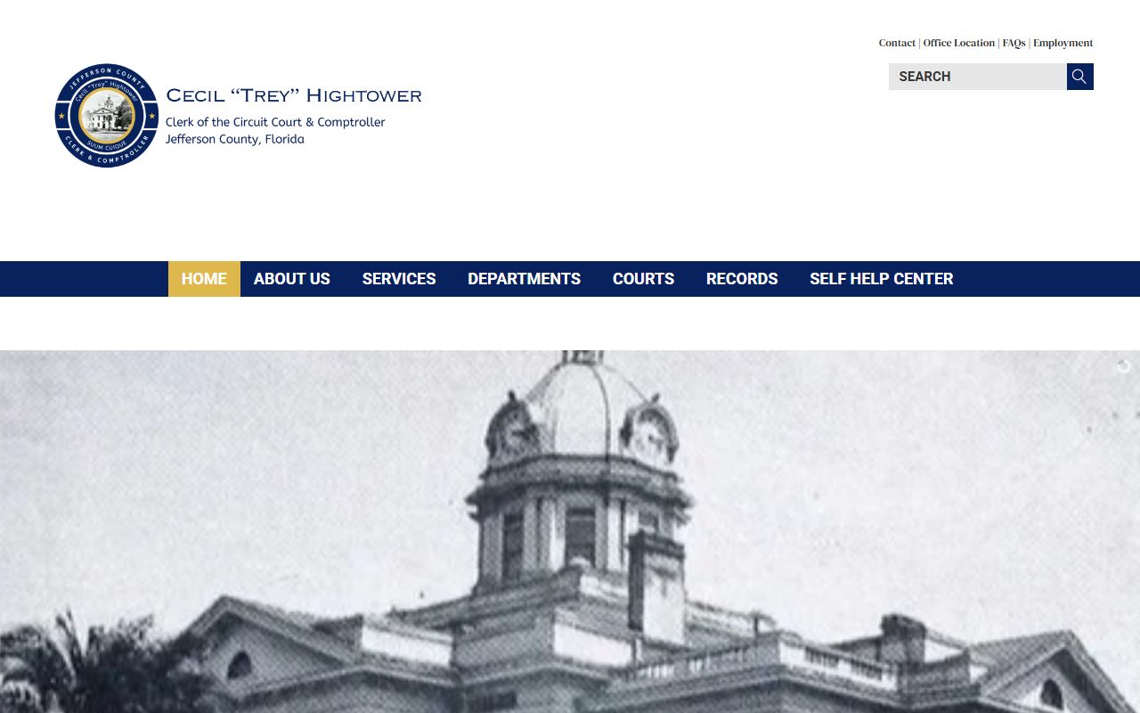 Jefferson County Clerk website for background check records