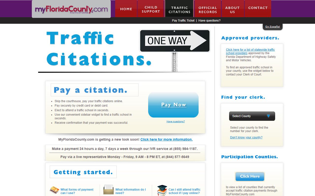 MyFloridaCounty traffic citations and court records in Florida